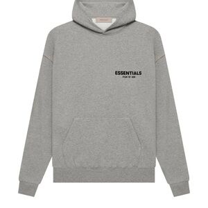 Fear of God Essentials Heather Gray Hoodie